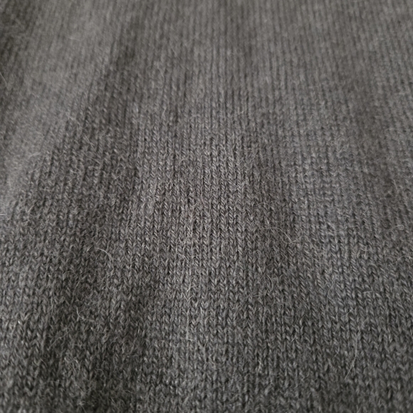 Peruvian Connection Green Alpaca V Neck Sweater Size L - Picture 4 of 4